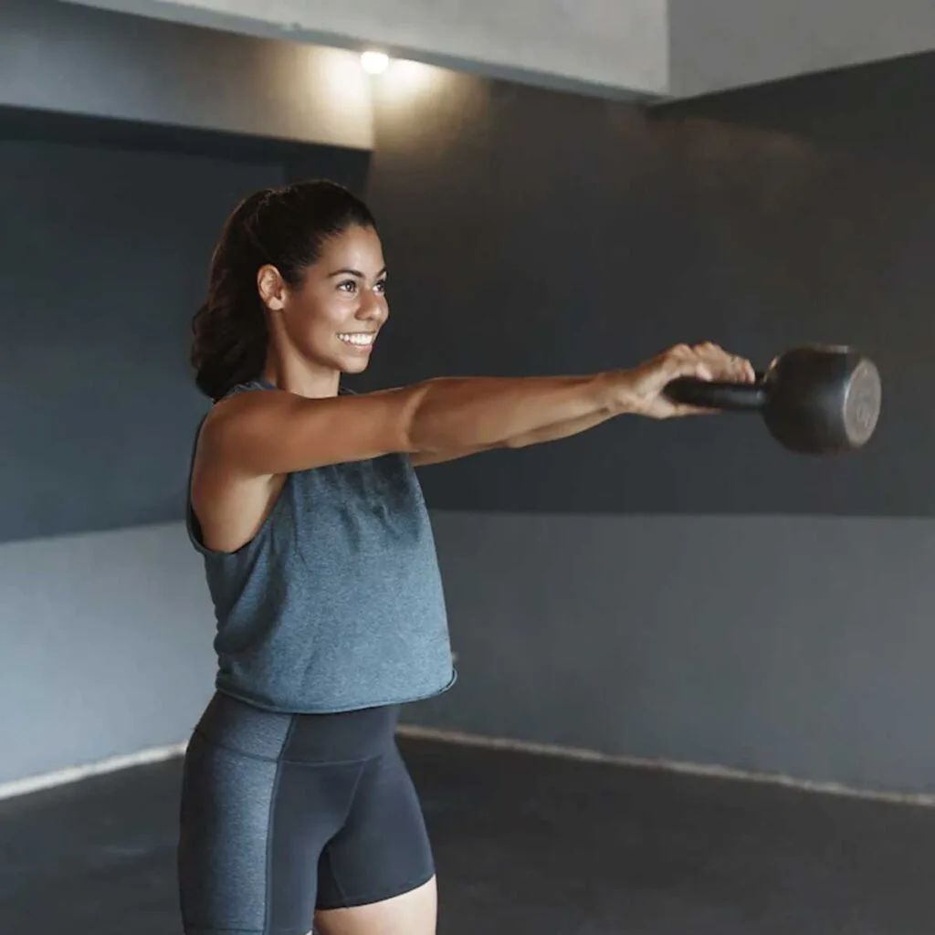 Swing ruso con Kettlebells.